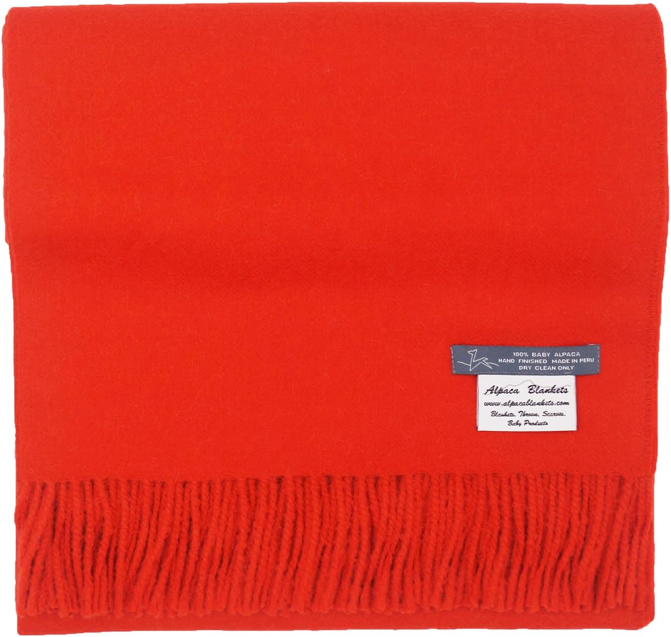 100% Baby Alpaca Throw Blanket, Our Solid Color Throw\/Afghan - Image 10