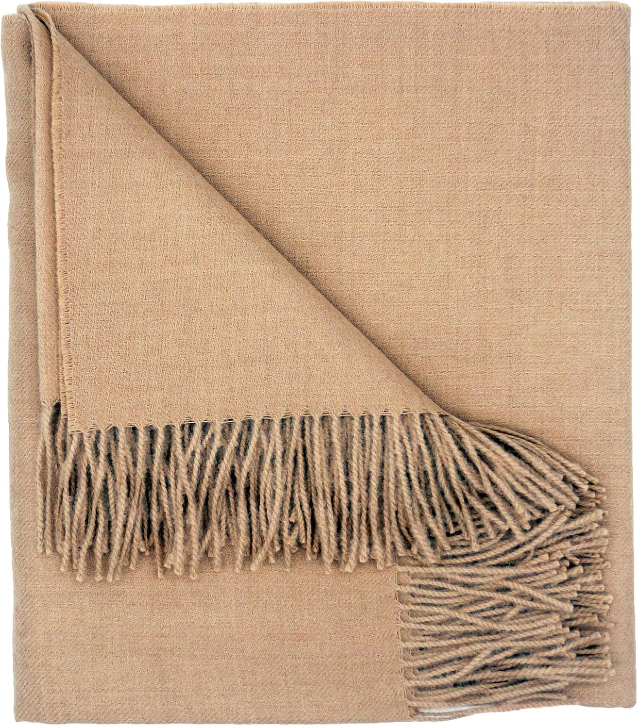 100% Baby Alpaca Throw Blanket, Our Solid Color Throw\/Afghan - Image 5