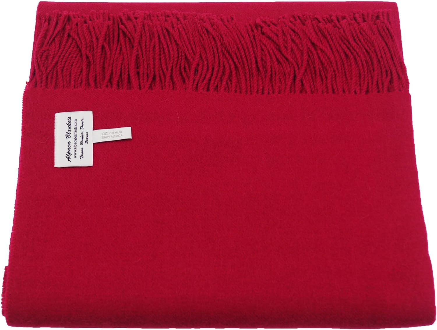 100% Baby Alpaca Throw Blanket, Our Solid Color Throw\/Afghan - Image 9