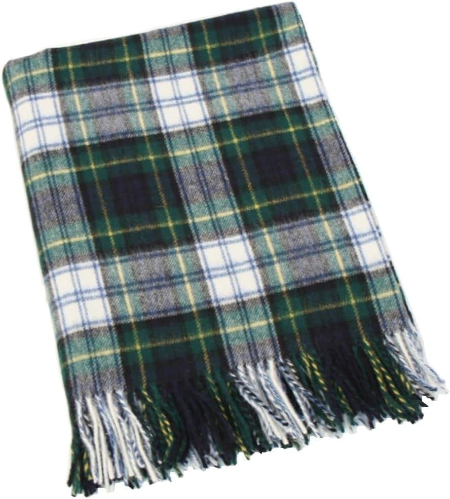 Biddy Murphy 100% Irish Lambswool Throw Toss Blanket Tartan Plaid Green\/White i##e##s: Soft ^^ Warm ^^ Traditional Celtic ^^ Imported from Ireland ^^ Heirloom Quality :i##e##s - Image 4
