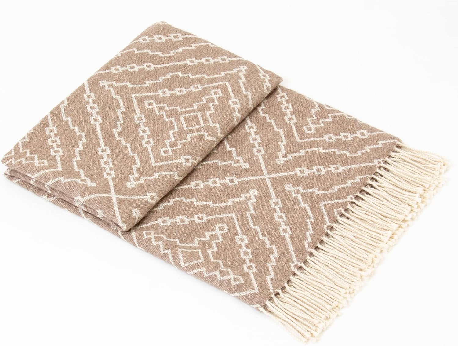 Maras 100% Baby Alpaca Wool Throw Blanket Large Sand\/Ivory i##e##s: Ultra-Soft ^^ Luxurious ^^ All-Season ^^ Cozy Wrap ^^ Bed & Sofa Blanket ^^ Indoor ^^ Outdoor & Travel ^^ for Men & Women ^^ Winter Blanket :i##e##s - Image 3